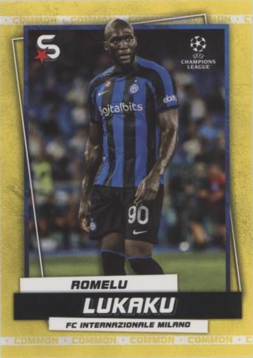 2022-23 Topps UEFA Club Competitions Superstars Romelu Lukaku #83