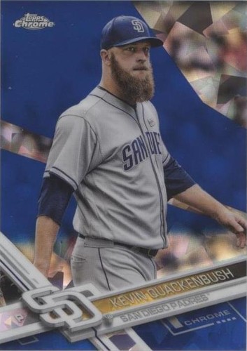 2017 Topps Chrome Sapphire Edition - Kevin Quackenbush #657
