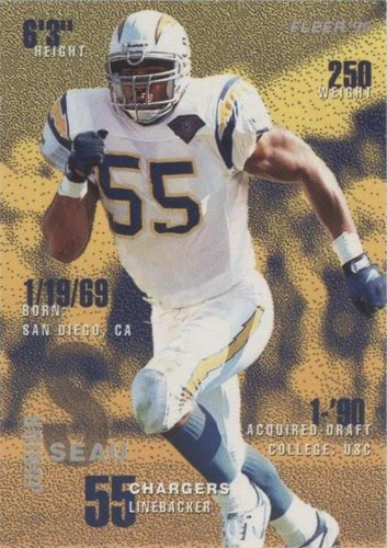 1995 Fleer Shell FACT Junior Seau #107