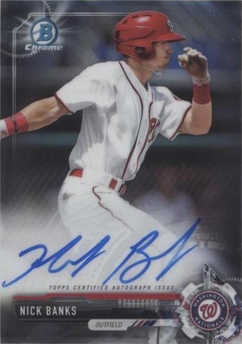 2017 Bowman Chrome - Nick Banks #CPA-NB