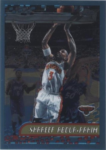 2001-02 Topps Chrome - Shareef Abdur-Rahim #113