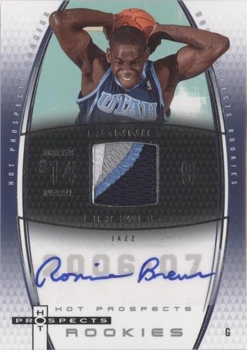 2006-07 Fleer Hot Prospects - Ronnie Brewer #61