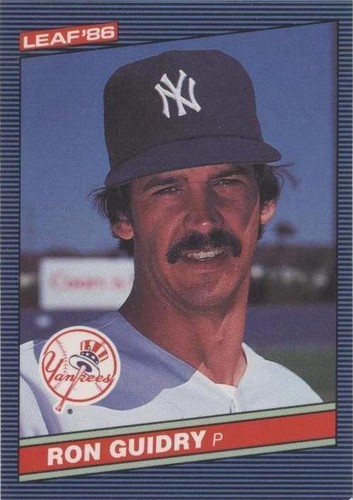 1986 Leaf Canadian - Ron Guidry #36