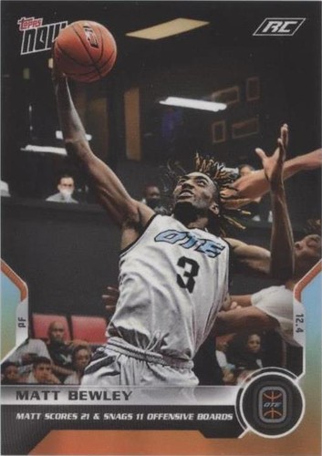 2021-22 Topps Now Overtime Elite - Matt Bewley #18