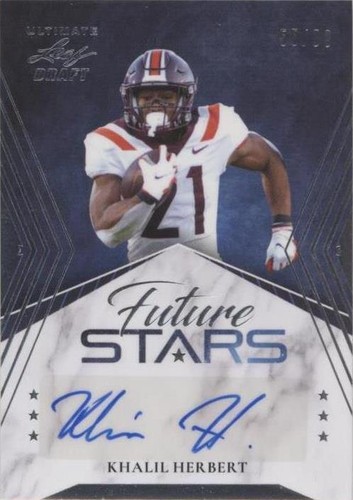2021 Leaf Ultimate Draft Khalil Herbert #FS-KH2