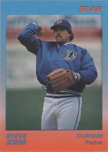 1989 Star Durham Bulls Blue/Orange - Steve Ziem #25