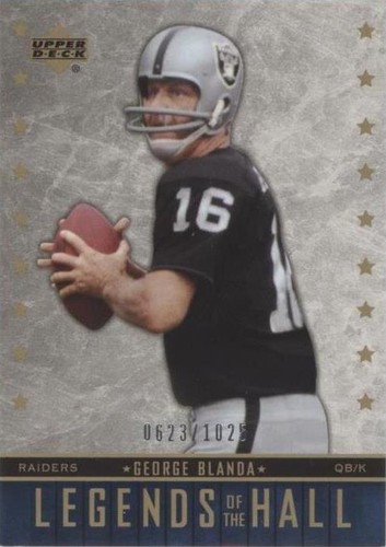 2005 Upper Deck NFL Legends George Blanda #170