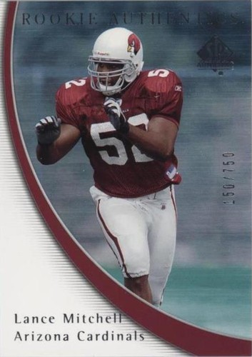 2005 SP Authentic Lance Mitchell #178