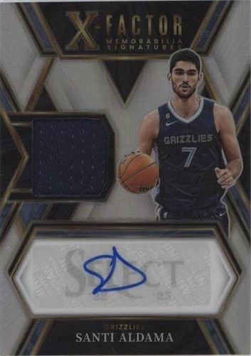 2022-23 Panini Select - Santi Aldama #XFS-STA