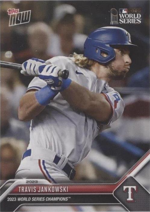 2023 Topps Now World Series Champions Texas Rangers - Travis Jankowski #WS-14