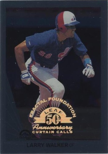 1998 Leaf Fractal Foundation - Larry Walker #154