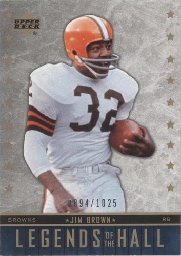2005 Upper Deck NFL Legends Jim Brown #186
