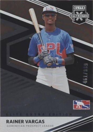 2020 Panini Elite Extra Edition - Rainer Vargas #186