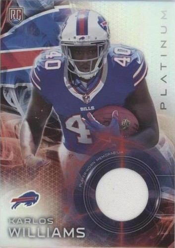 2015 Topps Platinum Karlos Williams #PRR-KW