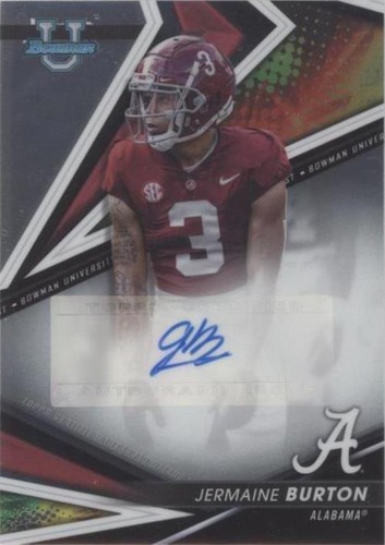 2022-23 Bowman's Best University Jermaine Burton #BA-JB
