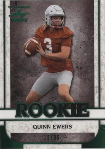 2022 Leaf Ultimate Draft Rookies Quinn Ewers #03