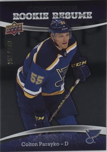 2015-16 Upper Deck Contours - Colton Parayko #RR-23