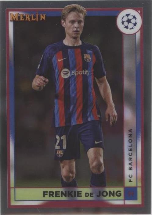 2022-23 Topps Merlin UEFA Club Competitions Frenkie de Jong #49