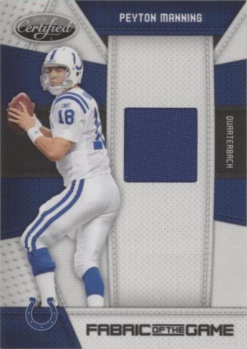 Peyton Manning #111 2010 certificado