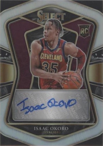 2020-21 Panini Select ISAAC OKORO Silver Prizm Auto #/249 RC SP