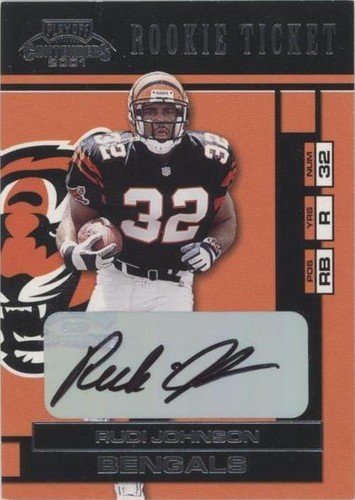 2001 Playoff Contenders Rudi Johnson #173