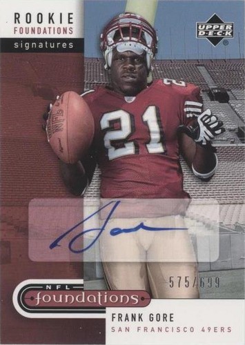 2005 Upper Deck NFL Foundations Frank Gore #212