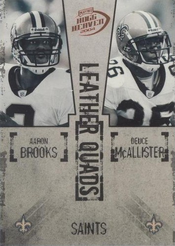 2004 Playoff Hogg Heaven Aaron Brooks Deuce McAllister Donte Stallworth #LO-11