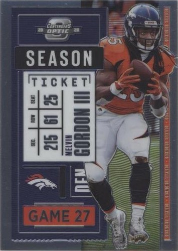 2020 Panini Contenders Optic Melvin Gordon #19