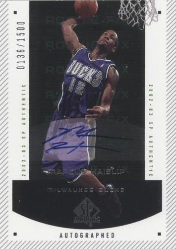 2002-03 SP Authentic - Marcus Haislip #154