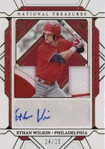 2022 Panini National Treasures - Ethan Wilson #DA-EW