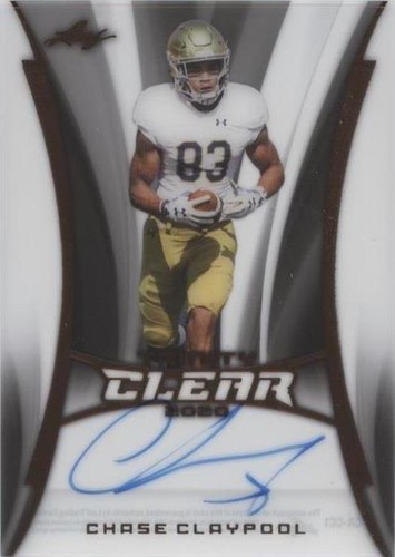 2020 Leaf Trinity Chase Claypool #CA-CC1