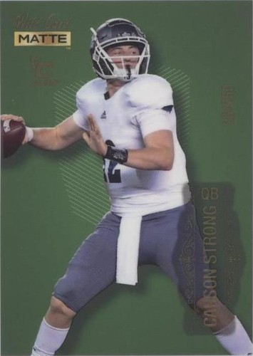 2022 Wild Card MATTE Carson Strong #MB-12