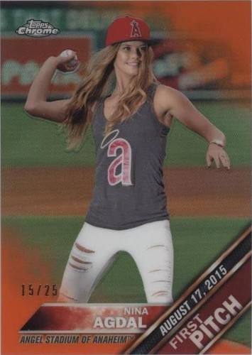 2016 Topps Chrome - Nina Agdal #FPC-15