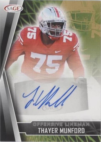 2022 SAGE High Series Thayer Munford #A-TM2