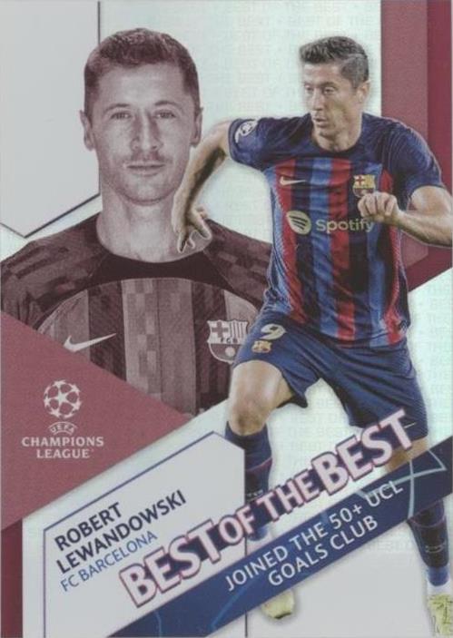 2022-23 Topps UEFA Club Competitions - Best of the Best #BB-9 Robert Lewandowski