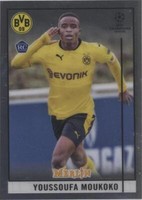 2020-21 Topps Merlin Collection Chrome UCL Youssoufa Moukoko #80