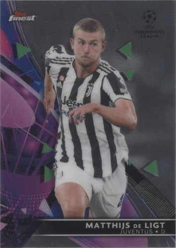 2021-22 Topps Finest UCL Matthijs de Ligt #13