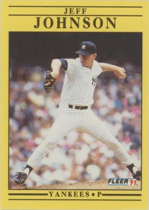 1991 Fleer Update - Jeff Johnson #U-44