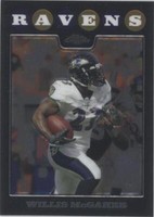 2008 Topps Chrome Willis McGahee #TC53