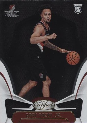 2018-19 Panini Certified Gary Trent Jr. AUTO RC #RRC-GT Basketball
