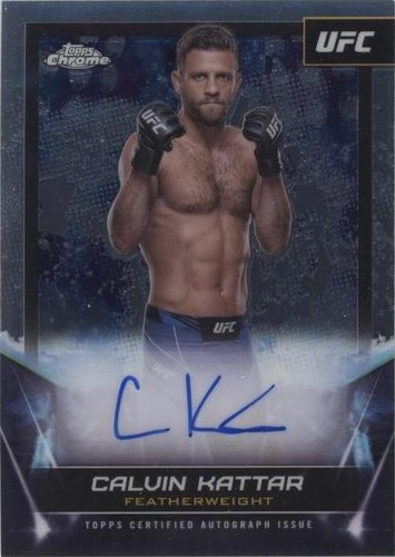 2024 Topps Chrome UFC - Calvin Kattar #FNA-CKA
