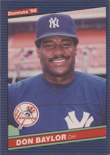 1986 Donruss - Don Baylor #347