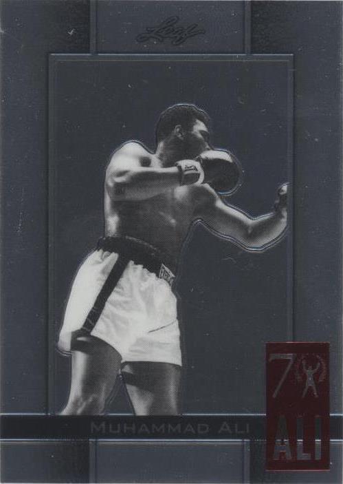 2011 Leaf Metal Ali - 70th Birthday Redemption Muhammad Ali #48 Double ...