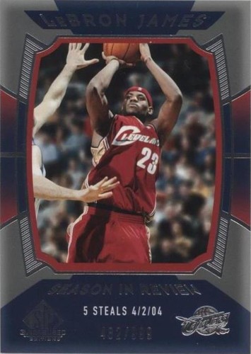 2004-05 SP Game Used - LeBron James #147