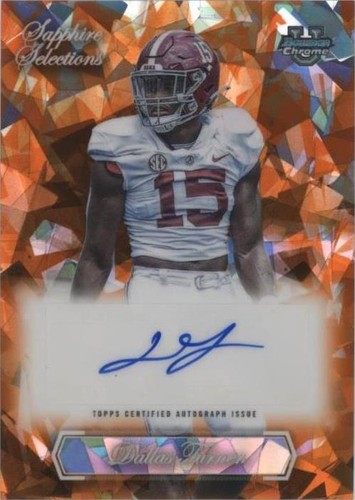 2023 Bowman University Chrome Sapphire Edition Dallas Turner #SG-DT