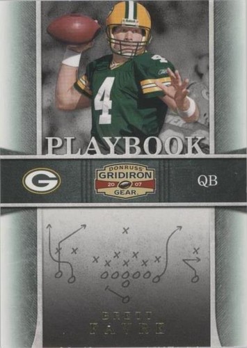 2007 Donruss Gridiron Gear Brett Favre #PB-5