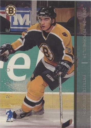2003-04 In the Game Be A Player Memorabilia - Patrice Bergeron #200