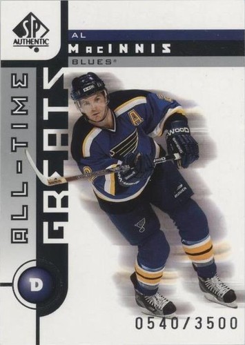 2001-02 SP Authentic - Al MacInnis #108