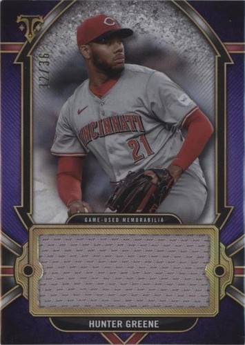 2024 Topps Triple Threads - Hunter Greene #SJR-HG
