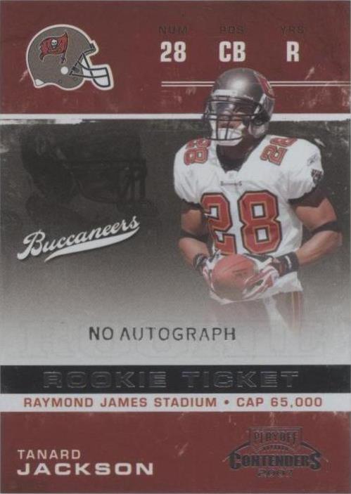 2007 Playoff Contenders Tanard Jackson #226